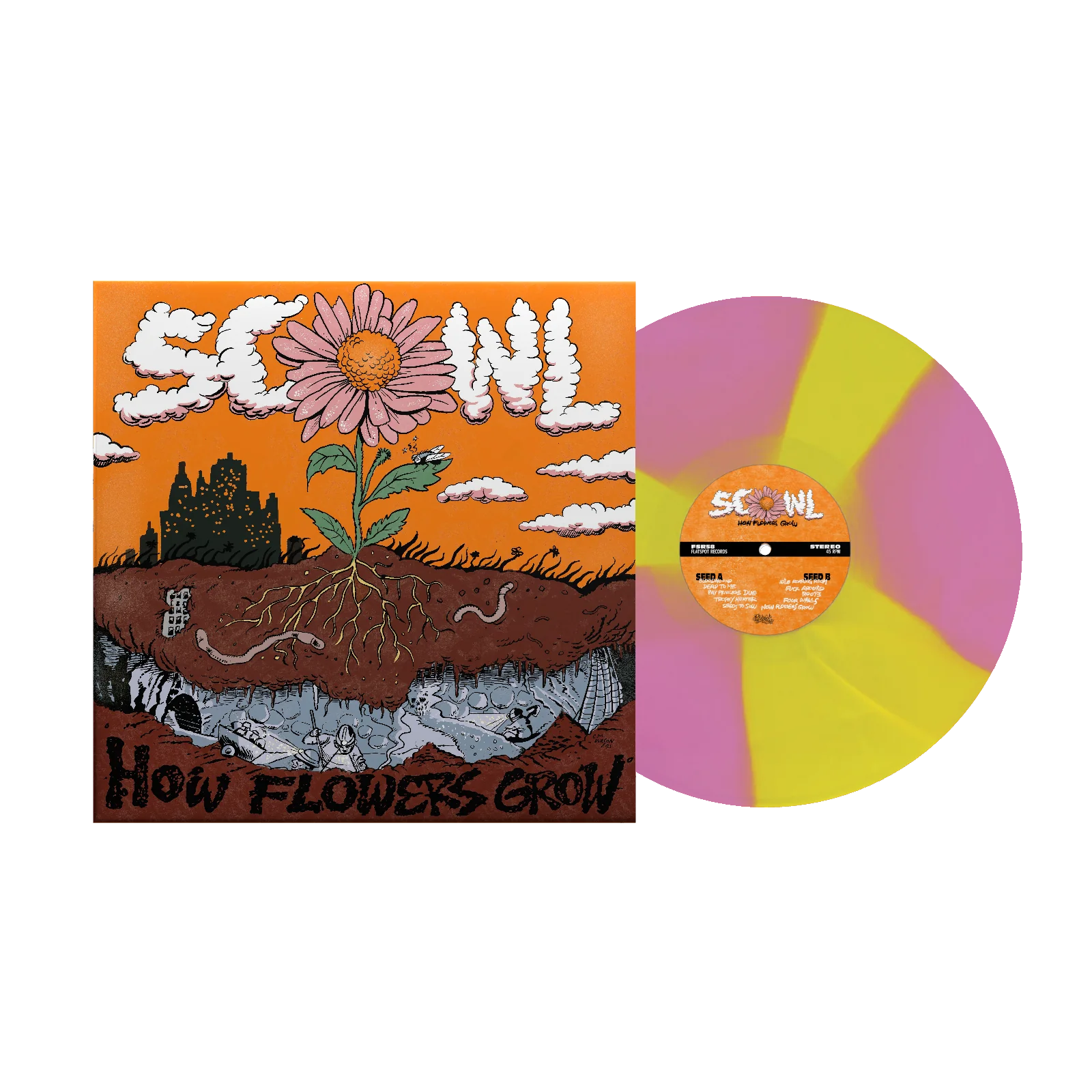 How Flowers Grow (Pink Yellow)